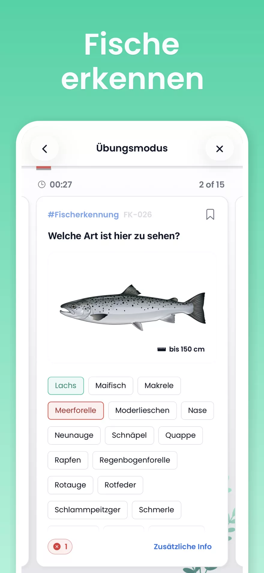Kategorien des Fragenkatalogs